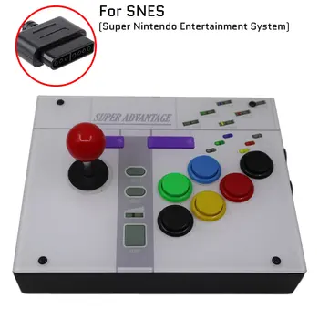  RAC-J600S-SNES 8 Кнопок 7Pin Аркадный джойстик-контроллер Художественная панель для оригинального SNES