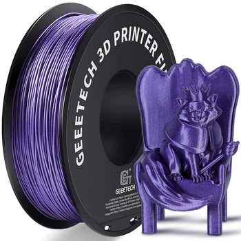  Geeetech блестящая нить PLA для 3D-принтера 1 кг 1,75 мм, пластик, точность 0,03 мм, многоцветный, подходит для большинства FDM-принтеров