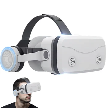  3D HD Регулируемая VR-гарнитура, Универсальные очки виртуальной реальности, Легкие Очки для гарнитуры виртуальной реальности, Совместимые с мобильными телефонами ПК