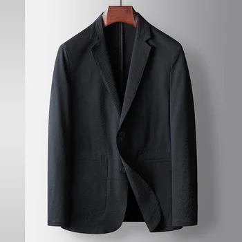  6253-Костюм для отдыха, мужская деловая повседневная куртка в полоску, пиджак в полоску, куртка single West top