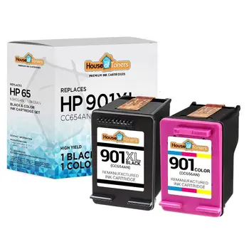  2 чернильных картриджа PK 901XL черного/цветного цвета для HP Officejet J4550 J4580 J4624