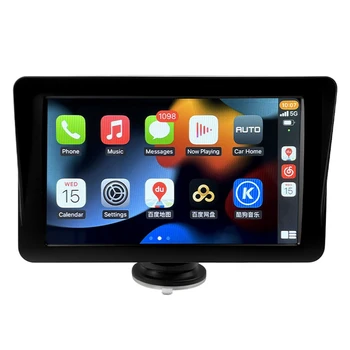  Универсальный 7-дюймовый Автомобильный Радиоприемник, Мультимедийный Видеоплеер, Беспроводной планшет Carplay Android с сенсорным экраном Bluetooth MP5 A