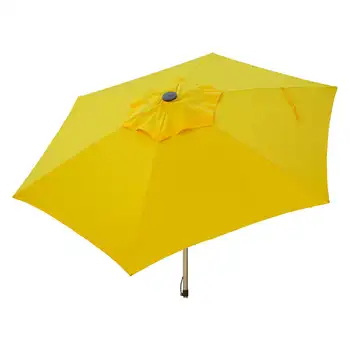  DestinationGear Желтый 8,5'пуш-ап рыночный зонт с навесом