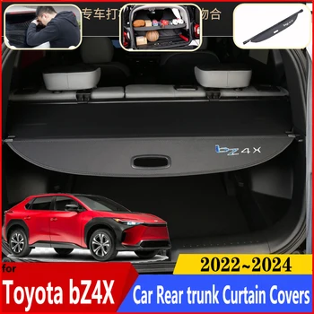  Шторка Багажника Автомобиля Для Toyota bZ4X 2023 Аксессуары 2022 2024 Subaru Solterra Шторка Багажника Для Багажника Аксессуары Для Грузовой Крышки Багажника