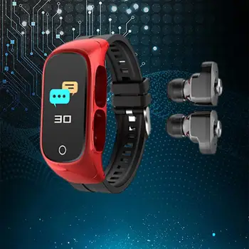  Идеальное сочетание фитнеса: умный браслет N8 с Bluetooth TWS наушниками -идеальный компаньон для фитнеса