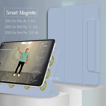 Для 2022 iPad Air 5 Чехол iPad Air 4 Чехол 2020 для iPad Pro 12,9 2021 Pro 11 2018 Магнитный Держатель Крышки Поддержка Беспроводного Зарядного устройства
