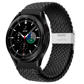  20 мм 22 мм Ремешок для Samsung Galaxy Watch 4/5 44 мм 40 мм 6 классический 43 мм 47 мм Плетеный браслет correa Galaxy watch 5 Pro 45 мм ремешок
