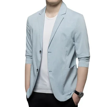  SS5299-2023 Костюм мужская одежда осенние сенсорные костюмы мужская корейская версия slim Single Western business casual Western service мужчины