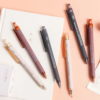  Креативная Гелевая ручка 0,5 мм с выдвижной ручкой для рисования, канцелярские принадлежности для студентов, Офисная подпись