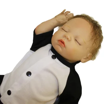  Boneca Reborn 18-дюймовая Мягкая Силиконовая Виниловая Кукла Мягкая Силиконовая Кукла Reborn Baby Doll Новорожденный Реалистичные Куклы Bebes Reborn Игрушки Для Ребенка