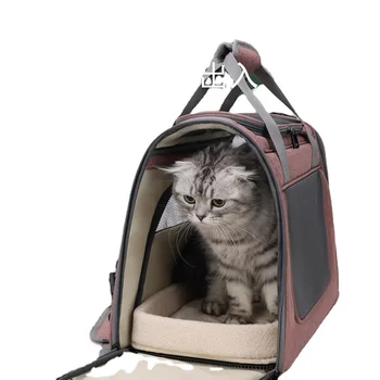  Хит продаж, Модная сумка для переноски домашних животных, мягкая сумка для перевозки домашних животных, подходящая для маленьких и средних размеров
