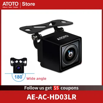  Автомобильная камера ATOTO 720P заднего вида Резервная камера только для моделей ATOTO S8 Ночного видения и водонепроницаемая широкоугольная камера 180 ° AE-AC-HD03LR