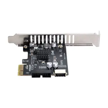  Разъем Jimier USB 3.1 Type-E на передней панели и USB 2.0 20Pin для PCI-E 1X Адаптер Express Card VL805 5 Гбит/с для материнской платы
