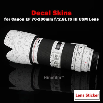  для Canon EF 70-200 F2.8 L IS III USM Наклейка на объектив Skins 70200 Оберточная бумага для объектива EF70-200 F2.8 III Наклейка на объектив Премиум-класса