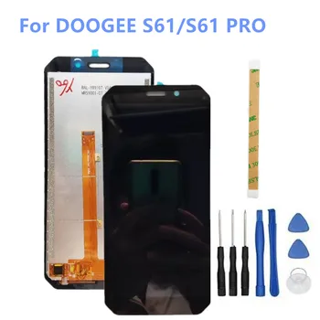  Для телефона DOOGEE S61/S61 Pro 6,0 дюймов, ЖК-дисплей + сенсорный экран, Дигитайзер В сборе, Новый оригинальный Дигитайзер