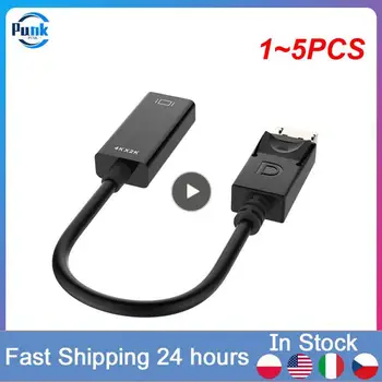  1-5 шт. к HDMI-совместимому кабелю для передачи HD-изображения DisplayPort small shell DP к HDMI-совместимому кабелю для передачи видео 4K 60 Гц