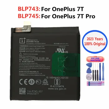  2023 Года Высококачественный Оригинальный Аккумулятор Для Oneplus 7T/7T PRO One Plus 7TPro BLP743 BLP745 Аккумулятор Для телефона Bateria Batterij