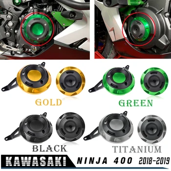  400 Ninja Защита Статора Двигателя Чехол Рамка Защита Слайдера Левый И Правый алюминиевый Корпус с ЧПУ для Kawasaki Ninja 400 Ninja400 2018-2022