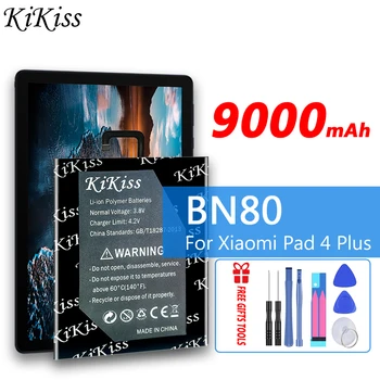  Сменный Аккумулятор планшета BN80 для Xiaomi Pad 4 Plus Pad4 Plus Tablet 4Plus Аккумуляторы Большой Емкости 9000 мАч + Инструменты