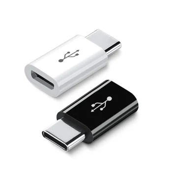 50 ШТ. Адаптер Micro USB к USB C Разъем Microusb для Xiaomi Huawei Samsung Galaxy A7 Адаптер USB Type C Адаптер для мобильного телефона