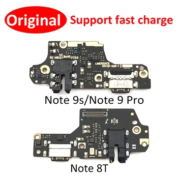  Для Redmi Note 9 Pro USB Порт Для зарядки, Разъем для док-станции, Плата для зарядки, Гибкий Кабель С Микрофоном Для Redmi 9 Note 9 9S 8T