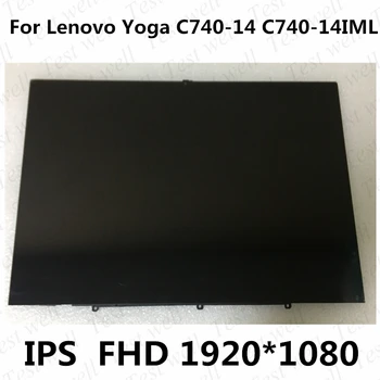  14 ‘FHD СВЕТОДИОДНЫЙ ЖК-дисплей с сенсорным экраном, Дигитайзер в сборе с Рамкой для Lenovo Yoga C740-14IML C740-14 81TC000JUS 81TC003LUS 81TC004SMH