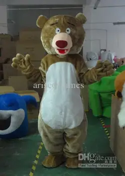  коричневый костюм талисмана медведя Лотсо, мультяшный костюм, маскарадные костюмы, костюм для взрослых, изготовленный на заказ талисман
