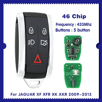  Для JAGUAR XF XFR XK XKR 2009-2013 Умный Дистанционный Брелок 433 МГц 46Chip 5 Кнопок CN025006