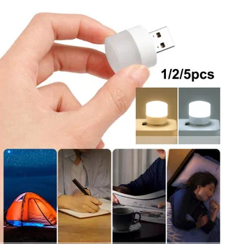  белые теплые Маленькие Лампы для чтения книг LED USB 5v Штекер Мини Ночник Компьютерный блок питания Зарядка Защита глаз Настольное освещение t