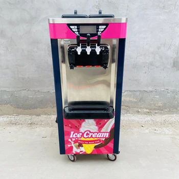  Машина для мягкого мороженого коммерческая вертикальная машина для мороженого 110 В 220 В