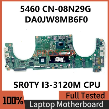  CN-08N29G 08N29G 8N29G DA0JW8MB6F0 Материнская плата Для DELL V5460 5460 Материнская плата ноутбука SLJ8C с процессором SR0TY I3-3120M 100% Протестирована