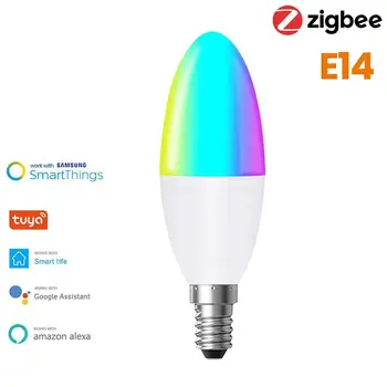  E14 C35 Led candle Light 5 цветная свеча лампа переменного тока 220 В SMD2835 Энергосберегающий абажур для ПК без регулировки Яркости LED Лампа
