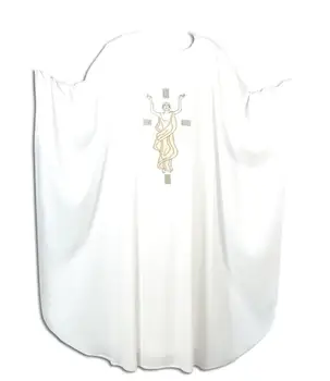  Облачение священника, христианский костюм, Костюмы священника, Белая полиэфирная католическая религиозная Церемониальная одежда для взрослых, Одеяние духовенства