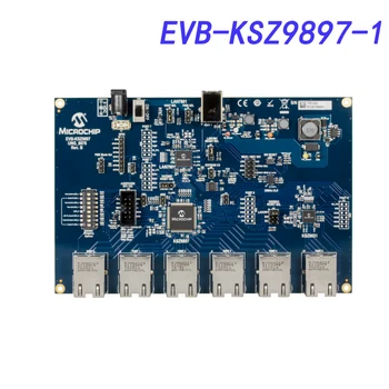  Оценочная плата EVB-KSZ9897-1, коммутатор KSZ9897 Gigabit Ethernet, 6 портов RJ45
