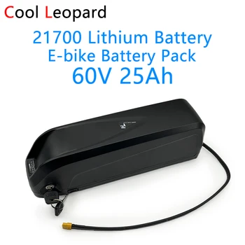  Комплект Литиевых батарей E-bike 21700 Cells 60V 25Ah, для Электрического Горного Велосипеда Hailong, Сменный Литий-ионный аккумулятор
