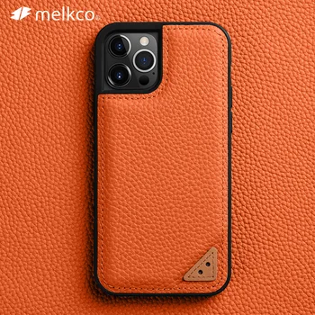  Чехол Melkco Премиум из натуральной кожи для iPhone 12 Pro Max mini, роскошный модный деловой чехол из натуральной воловьей кожи TPU, чехлы для телефонов из ПК