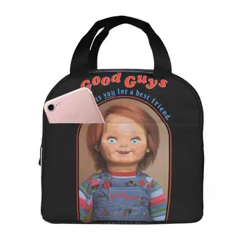  Он хочет, чтобы ты стала лучшим другом, сумка для ланча Chucky, Водонепроницаемый кулер с изоляцией, Детская игровая Термальная Школьная коробка для ланча для женщин и девочек