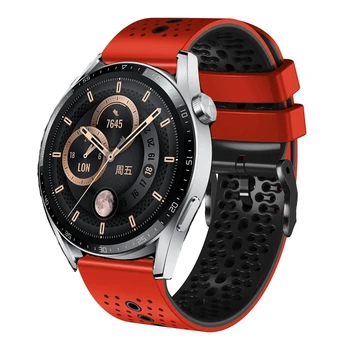  22 мм Сменный Ремешок Для смарт-часов Huawei Watch GT3 GT 3 Pro 46 мм Браслет Силиконовый Ремень GT 2 GT2 Pro 46 Смарт-Ремешок Для Часов