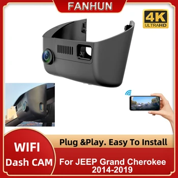  Автомобильный видеорегистратор 4K WIFI, камера на приборной панели, Видеорегистратор Для вождения JEEP Grand Cherokee WK2 2014 2015 2016 2017 2018 2019