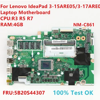  NM-C861 для Lenovo IdeaPad 3-15ARE05/3-17ARE05 Материнская плата ноутбука с процессором: R3 R5 R7 FRU: 5B20S44307 100% Тест В порядке