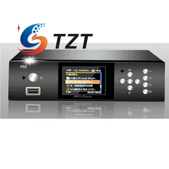  Музыкальный плеер TZT Hifi Без потерь Bluetooth-Плеер Двойной ES9038Q2M BT5.1 Черно-Белая панель для жесткого диска SD-карты