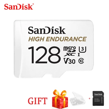  SanDisk Высокоточный видеомониторинг 32 ГБ 64 ГБ 128 ГБ 256 ГБ Карта microSD SDHC/SDXC Class10 40 МБ/с./с TF-карта для видеомониторинга