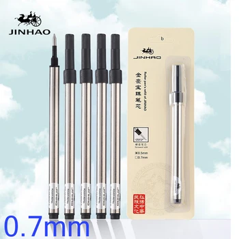  Лот из 5 шт. Шариковая ручка Jinhao Roller 0,7 мм для заправки высококачественными черными и синими чернилами на выбор Оптом