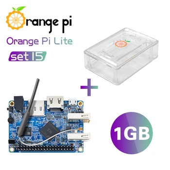  Oranje Pi Lite 1Gb + С Geval, Gebruikt Allwinner H3 Soc, Работает под управлением Android 4.4, Ubuntu, debian В дополнение