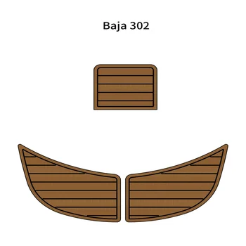  2002 Baja 38 Специальная платформа для плавания, коврик для Ступеньки, лодка, пена EVA, настил из тикового дерева