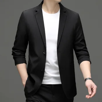  5070-2023 Мужской костюм весенний новый деловой профессиональный мужской пиджак повседневная корейская версия костюма