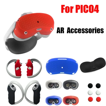  Новое Обновление Для Pico 4 VR Комплект Защитных Чехлов VR Touch Controller Shell Чехол С Ремешком и Ручкой Для Аксессуаров PICO 4