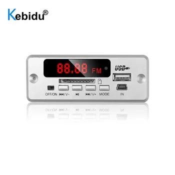  Kebidumei Bluetooth 5,0 Плата Декодирования MP3 Модуль Беспроводной USB MP3-плеер Слот для карт памяти TF/USB/FM/Пульт дистанционного управления для автомобильного Телефона с Динамиком