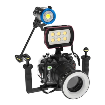  Корпус Камеры для Подводного плавания Seafrogs Для Sony A7C Action Camera Case Cover Аксессуары Для подводной Фотосъемки Оборудование 2022