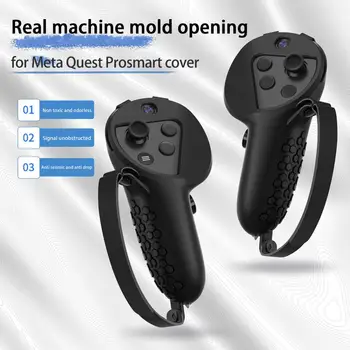  2 Шт. Аксессуары для виртуальной реальности Защитный Чехол Для Сенсорного контроллера Mata Quest VR Чехол С Накидным Ремнем Ручка-захват Для Mata Quest Pro